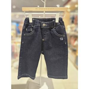 블루독베이비[hu] 25.FW가을겨울 (NY)블루독생지데님팬츠 45A14-410-02 팬츠 청바지 진청바지 데님팬츠