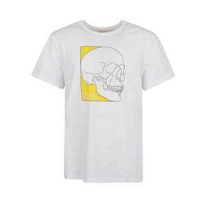 알렉산더 맥퀸 반팔 티셔츠 759448QVZ300900 White