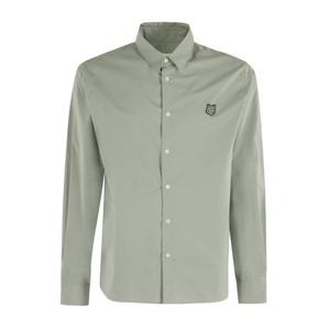 메종키츠네 긴팔 셔츠 MM00403WC5042 096 Green