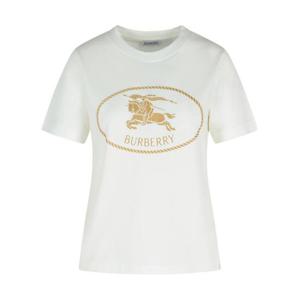 버버리 나이트 스탬프 코튼 티셔츠 8109817B7078 Ivory