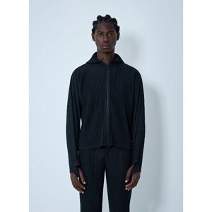 이세이미야케 옴므플리세 후드 플리츠 릴렉스 핏 재킷 HP58JL07