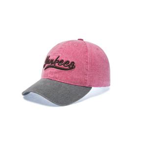 MLB 키즈 빈티지 워싱 챙배색 볼캡 (7ACPV165N-50PKD)