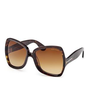 톰포드 토르토이즈쉘 오버사이즈 스퀘어 선글라스 FT1222 6052F