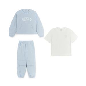 MLB키즈  STREET 여아 우븐 맨투맨 3세트CL (7FS2B135643SBP)