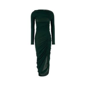 살바토레 페라가모 롱 원피스 13H142785370 MOSS Green