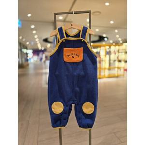 [블루독베이비] 25 FW(NY)컬러플레이 플리스오버롤(45C1942301) 백일 돌 조카 선물 유아 아가옷 바지 멜빵