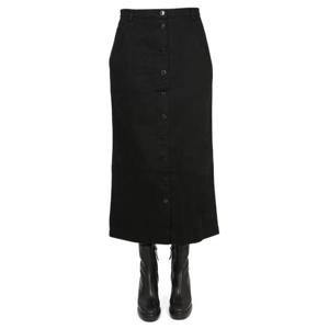 라프 시몬스 미디 스커트 222 W404 100320099 BLACK