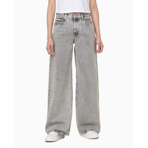 [캘빈클라인 진]여성 와이드 레그핏 그레이 워시 데님 47D834G