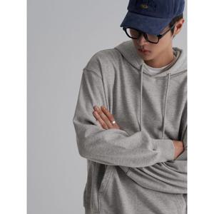 (455941LY23) [에잇세컨즈] 데일리 후드 티셔츠 그레이
