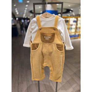 [블루독베이비] 25 FW(YE)SOFT 세트형 우주복 (45C1360004)멜빵 백일 돌 선물 유아 아가옷 티셔츠 조카 (45