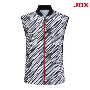 [JDX] 남성 모티브 프린트 베스트(X1WVU2154BK)
