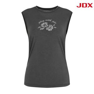 [JDX] 여성 매쉬 패치 기본 슬리브리스(X2TSU6558CH)