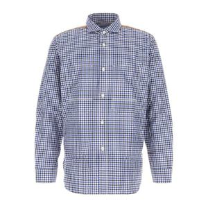 준야와타나베 체크 패턴 자수 코튼 셔츠 WPB013W25 WHBLNV X RD