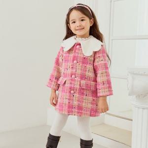 [프렌치캣(백)]PK 멀티체크 코트 Q45DAC040