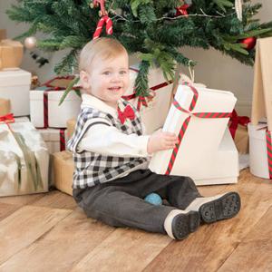 [에뜨와HB] 2025년신상품 헤더니트VT 3PCS 07S723201 유아의류 유아조끼 패딩 유아선물추천