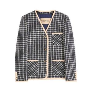 발렌티노 PAP 자켓 7B3CE4H0 9E4671 NAVY AVORIO