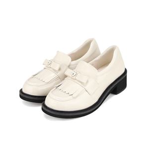 [BABARA] 바바라 하트장식 리본 프린지 로퍼 BBH541IV