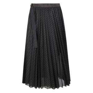 사카이 롱 스커트 2508120 001 BLACK