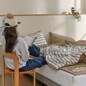 [파르페by알레르망] 모던센트 알러지케어 다운필 극세사 차렵이불 세트 S/SS