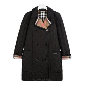 버버리 자켓 뉴 타이팅 여성 롱 퀼팅 8084199 블랙