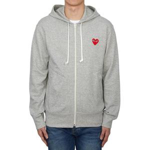 꼼데가르송 레드와펜 후드 집업 AX T168 051 1 (남여공용)