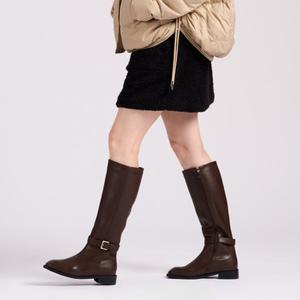 [론칭가 228,000원][비밀특가]금강제화 FAIR LADY 사이드 버클 롱부츠 RICBOC5862WFAIK 2종 택1