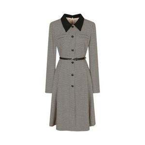 [제이제이 지고트]솔리드 칼라 하운드 투스 원피스GNBM0OP91