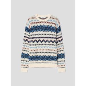 (215Y51CY30) [에잇세컨즈] 페어아일 라운드 니트  아이보리