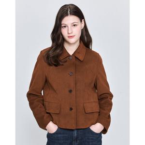 헤지스 여성 24FW 가격인하스테디셀러스웨이드 카멜 스웨이드 자켓 WSJA4D206CM