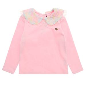 [프렌치캣(백)]PK 꽃송이 카라 T/S(Q35DCT170)