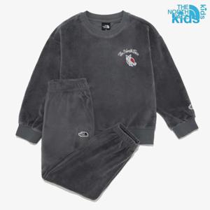 노스페이스키즈  (NM5MR62T) 키즈 애니메이트 스웻 세트