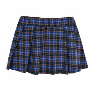 [컬리수]기모 체크 플리츠 스커트 C244SK202P_BL