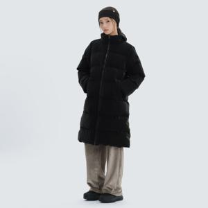 [스노우피크] 실키 여성 스탠드넥 롱 다운 자켓 S24WWTDJ25