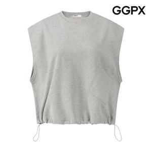 [지지피엑스]원 포켓 스트링 코튼 베스트 GPAVT002F