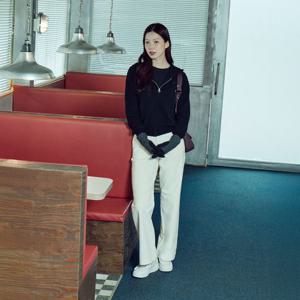 [라코스테공식] 여성 세미와이드 캐주얼 코듀로이 팬츠 HF625E-55N XFJ