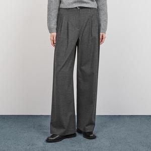 [시스티나]스트라이프 투턱 와이드 팬츠 AWWSLO41130