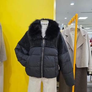 르피타 DP01 카라퍼 배색패딩점퍼 L254UJPC52