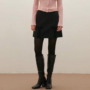 [샤틴]벨벳 리본 포인트 스커트/S254B352