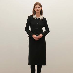 [샤틴]레이스 카라 H라인 원피스/S254B608