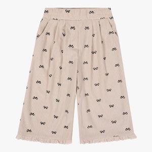 [로엠걸즈(아동)]리본 코듀로이 와이드 팬츠 RGTC25T1P