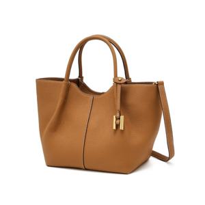 [헤지스]HIBA6E351W1_[H-Arco] 여성 아르코 브라운 소프트 레더 토트 M