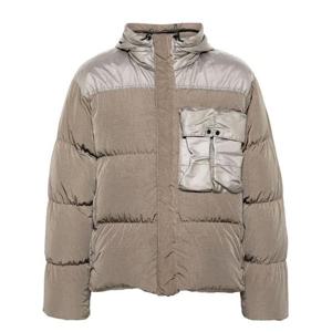 씨피 컴퍼니 에코 크롬 R 믹스드 고글 다운 자켓 17CMOW032A0063