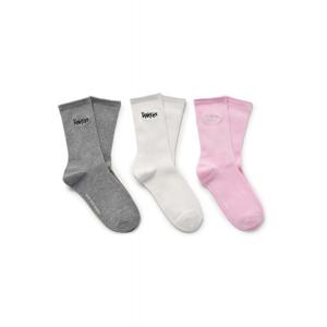 MLB키즈 스트릿 일대일 양말 3번들 뉴욕양키스 (7ASOB126N-50PKS)