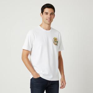 T 메종키츠네 반팔 NM00113KJ0118 P100 아웃도어 프로필 폭스 프린트 남성반팔티