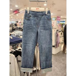 소이주니어 세이브존01 스트레이트롤업밴딩 기모블루진 23w0260