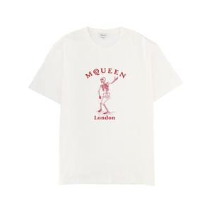 알렉산더 맥퀸 반팔 티셔츠 857152 QTAEI0908 WHITE