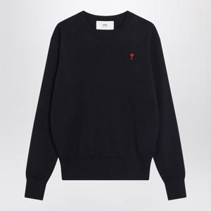 아미 네이비 블루 아미 드 쾨흐 크루넥 스웨터 HKS826001 414