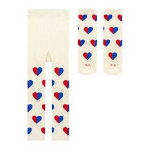 [베베드피노]올 오버 조이풀 하트 타이즈 & 양말 세트BP43AC497CH