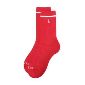 헤지스골프  코랄 여성 로고 자수 컬러 미들 삭스(HWSS5F604C2)