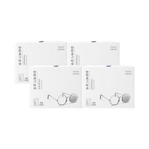 자우버 김서림방지 안경닦이 안티포그 티슈 50매X4개